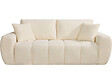 HABITAT ET JARDIN - Canapé droit en tissu style bubble "Léonie" - 3 places - Beige - vignette