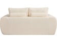 HABITAT ET JARDIN - Canapé droit en tissu style bubble "Léonie" - 2 places - Beige - vignette
