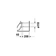 DURAVIT - WC à poser Duravit No.1 avec abattant frein de chute + nettoyant - vignette