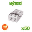 WAGO - WAGO Flacon de 50 mini bornes de connexion automatique 2 fils S2273 - vignette