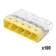 WAGO - WAGO Pot de 100 mini bornes de connexion automatique 5 entrées S2273 - vignette