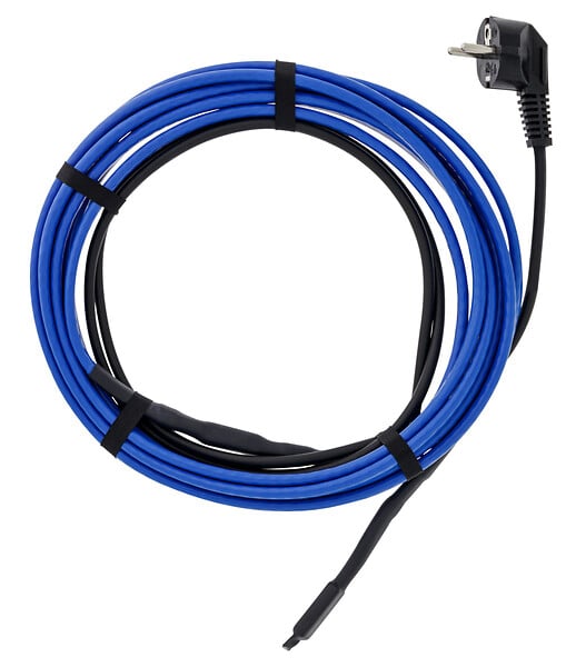 RAYTECH - Kit câble chauffant antigel Stop Ice 2 m – 12 W/m avec thermostat intégré et prise - large