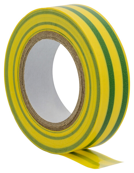 HELLERMANNTYTON - Klauke Ruban Isolant PVC usage courant Vert/Jaune - large