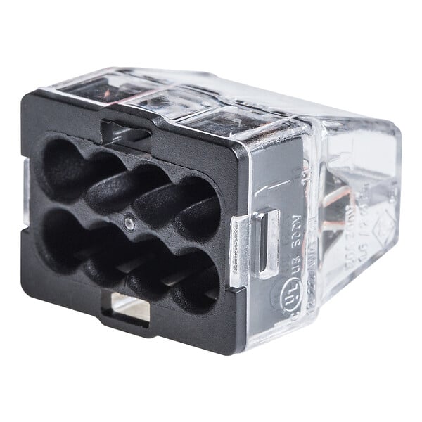 WAGO - BATILEC Pot de 50 bornes 8 entrées pour connexion automatique, idéal pour installations électriques simples et rapides - large