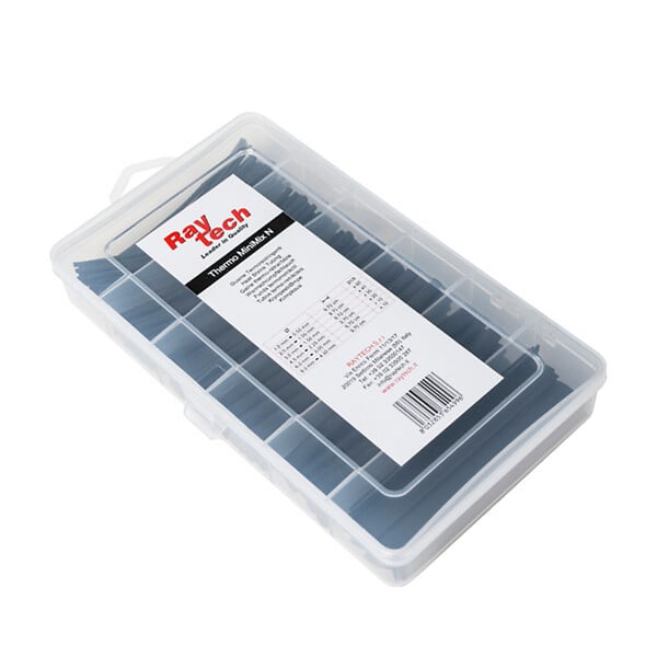 RAYTECH - RAYTECH THERMO MINIMIX-N - Assortiment de gaines thermo-rétractables prédécoupées 97mm - large