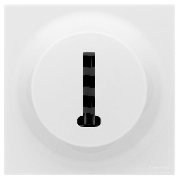 FONTINI - FONTINI Prise téléphone en T saillie complète blanche Neo Evo - large
