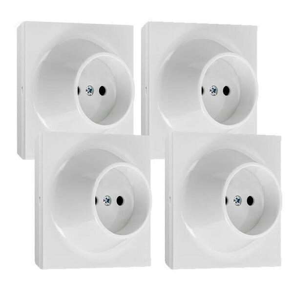 FONTINI - FONTINI Lot de 4 prises sans terre NEO EVO - large