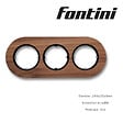 FONTINI - Plaque 3 postes noyer  DO-FONTINI - vignette