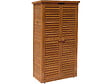 HABITAT ET JARDIN - Armoire de jardin "Space" - 87 x 46.5 x 160 cm - Marron - vignette