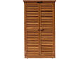 HABITAT ET JARDIN - Armoire de jardin "Space" - 87 x 46.5 x 160 cm - Marron - vignette