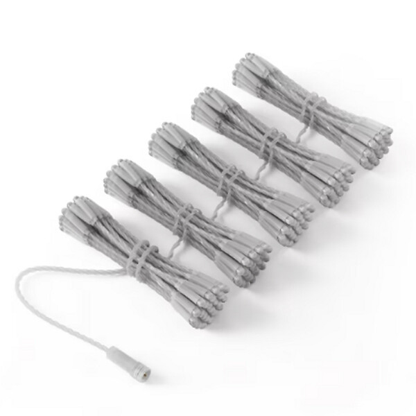 TWINKLY - TWINKLY Rideau Multic RGBW Connecté 0,5x4m IP65 Fil Transparent Étanche et Intelligent - large