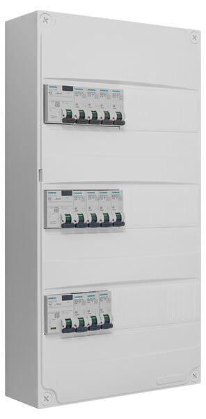 SIEMENS - SIEMENS TABLEAU PREEQUIPE 3 RANGEES 3 ID + 11 DISJ SIEMENS (KNX) - large