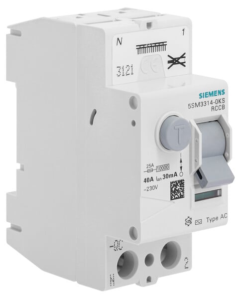 SIEMENS - Interrupteur Différentiel Auto 30mA 40A Type AC-SIEMENS - large