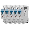 EATON CAPRI - EATON Lot de 5 disjoncteurs auto 20A Ph+N, borne à ressort, 45kA, courbe C, 230V, qualité fiable - vignette