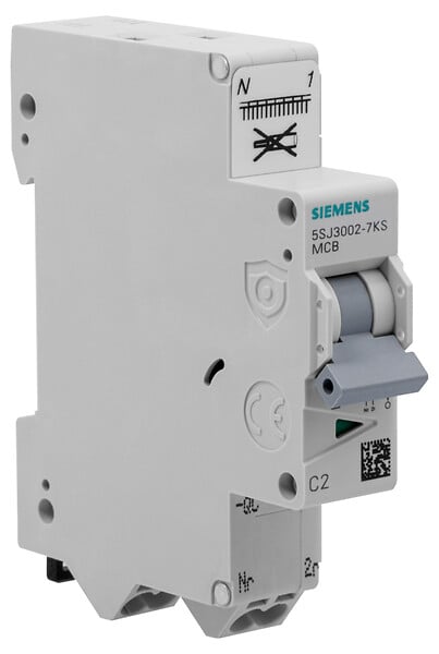 SIEMENS - SIEMENS Disjoncteur Auto P+N 2A - large