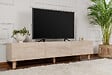 HABITAT ET JARDIN - Meuble TV en bois "Alvin" - 180 x 31 x 42 cm - Beige - vignette