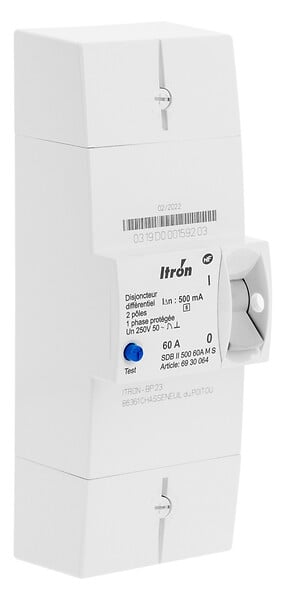ITRON - Disjoncteur EDF 60A 230V Sélectif-ITRON - large