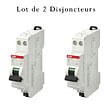 ABB - ABB Lot de 2 disjoncteurs automatiques Ph+N raccordement Rapide 32A-4,5Ka - vignette
