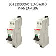 ABB - ABB Lot de 2 disjoncteurs automatiques Ph+N raccordement Rapide 2A-4,5Ka - vignette