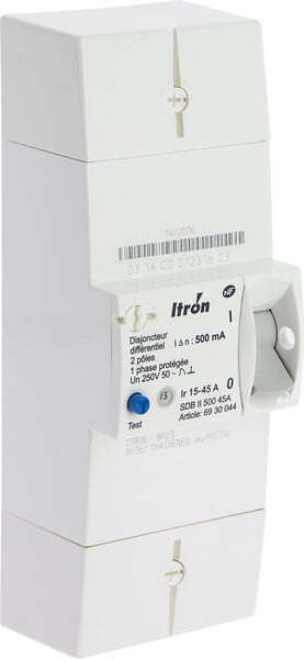 ITRON - Disjoncteur EDF 15/45A 230V Instantané-ITRON - large
