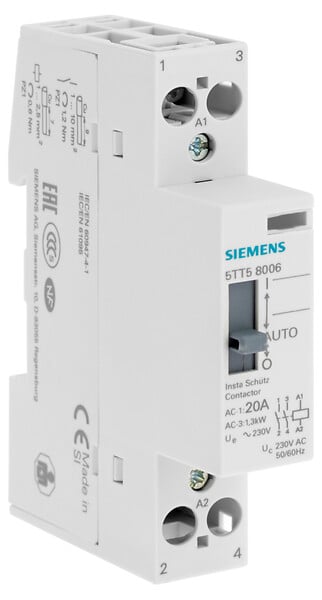 SIEMENS - SIEMENS Contacteur jour / nuit 20 A 2NO 20A - large