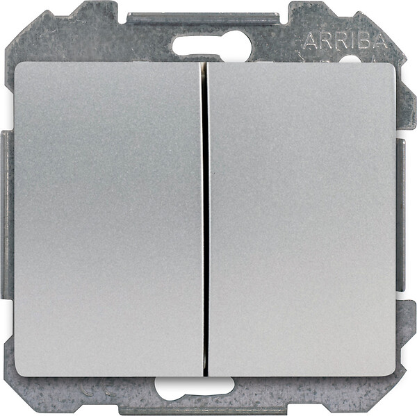 SIEMENS - SIEMENS Va & Vient + Poussoir Silver SIEMENS - large