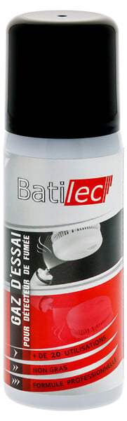 BATILEC - BATILEC Gaz d'essai pour DAAF – Aérosol test 50 mL pour détecteur de fumée - large