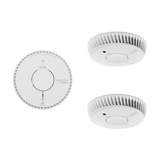 ANGELEYE - AngelEye Lot de 3 détecteurs de fumée NF autonomie 5ans-garantie 10 ans - large