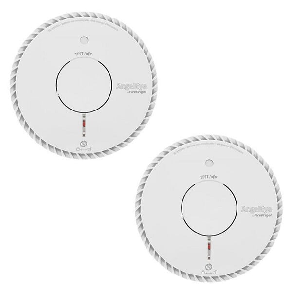 ANGELEYE - Lot de 2 détecteurs de fumée NF autonomie et garantie 10 ans-AngelEye - large