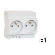 DIGITAL ELECTRIC - Digital Electric Double Prise Modulaire 16A - vignette