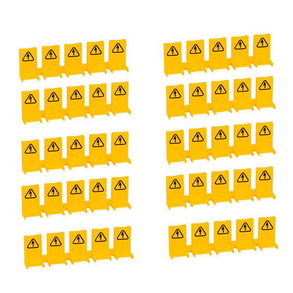 EATON CAPRI - EATON Lot de 10 jeux de 5 embouts isolants pour peigne horizontal - large