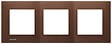 SIEMENS - SIEMENS Plaque Triple Metal Marron DELTA VIVA - vignette