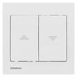 SIEMENS - SIEMENS Interrupteur Volet Roulant Blanc Delta Iris + Plaque basic Blanc - vignette