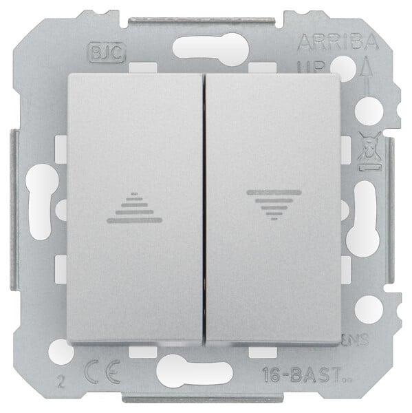 SIEMENS - SIEMENS Interrupteur Volet Roulant SILVER Siemens DELTA VIVA - large