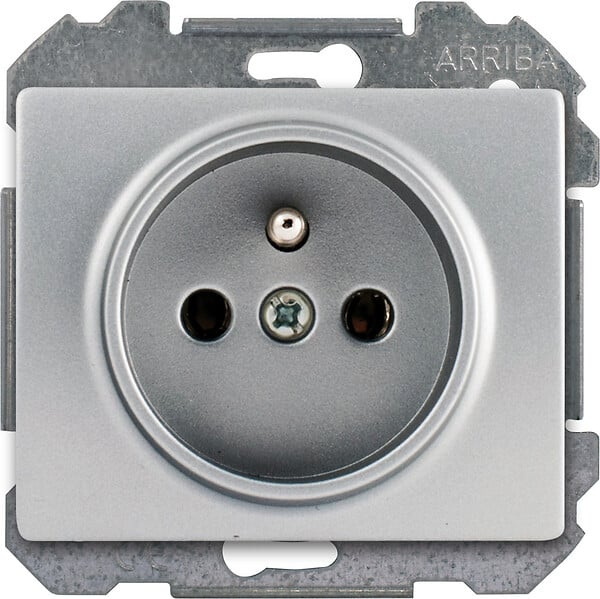 SIEMENS - SIEMENS Prise 2P+T Silver SIEMENS - large