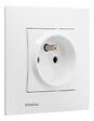 SIEMENS - SIEMENS Prise 2P+T Blanc Delta Viva + Plaque Blanc - vignette