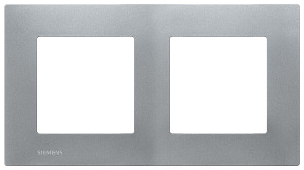 SIEMENS - SIEMENS Plaque Double Silver DELTA VIVA - large