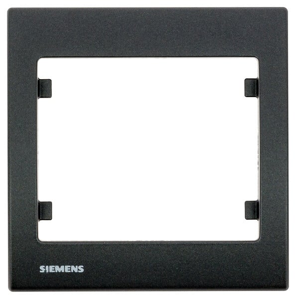 SIEMENS - SIEMENS Plaque Simple Anthracite Delta IRIS - large