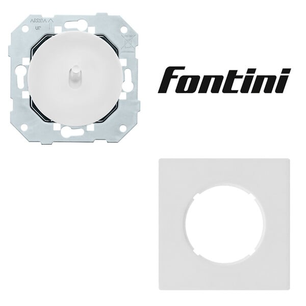 FONTINI - FONTINI Lot 6 va et vient + plaques BLANC DOM - large