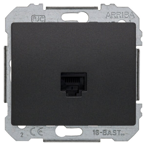 SIEMENS - SIEMENS Prise Informatique RJ45 Anthracite SIEMENS - large