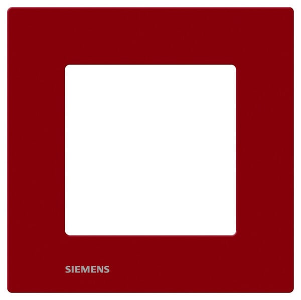 SIEMENS - SIEMENS Plaque Simple Rouge DELTA VIVA - large