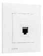 SIEMENS - Prise RJ45 Blanc Delta Viva + Plaque Blanc - vignette