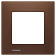 SIEMENS - SIEMENS Plaque Simple Métal Marron Siemens DELTA VIVA - vignette