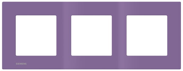 SIEMENS - SIEMENS Plaque Triple Violet Siemens DELTA VIVA - large