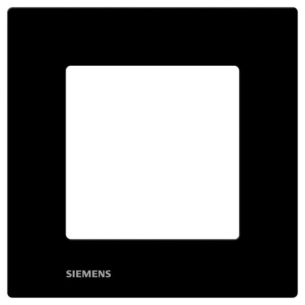 SIEMENS - SIEMENS Plaque Simple Noir Siemens DELTA VIVA - large