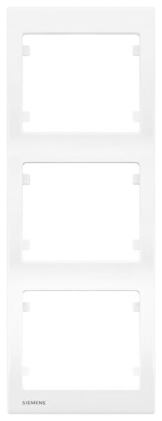 SIEMENS - SIEMENS Plaque Triple Verticale Blanc SIEMENS - large