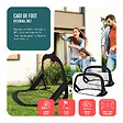 VOUNOT - Lot de 2 buts de football pliable pop up 120x80x80cm noir - vignette