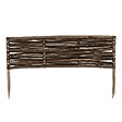 ART GARDEN - Bordure pour potager - Noisetier tressage horizontal - Avec piquets - 40x150 cm - vignette