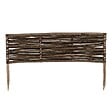 ART GARDEN - Bordure pour potager - Noisetier tressage horizontal - Avec piquets - 30x115 cm - vignette
