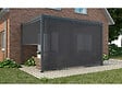 HABITAT ET JARDIN - Store pergola bioclimatique - 277 x 208 cm - Gris anthracite - vignette